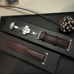 가죽 apple watch 밴드 코레아 팔찌 iwatch 시리즈 3 4 5 se 6 7 8 울트라 스트랩