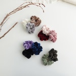 이쁜 벨벳 미니 스크런치 헤어슈슈 9260911 H1642