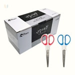 화 양손핸들가위 안전가위 갑 10개입