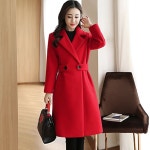 허리보정 모직코트 여성 하프기장 가을 여자겨울옷 슬림핏 671341N4982680407