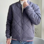 남성 남자 데일리 블루종 큰사이즈 캐주얼 긴팔 가을 겨울 퀄핑 패턴 잠바 점퍼 아우터 M L