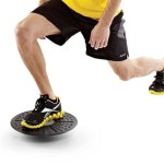 밸런스 보드 실내 가정용 홈트레이닝 보드 코어운동 블랙앤센터컬러