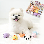 강아지 장난감 동물 인형 공 놀이 라텍스 토이 12개