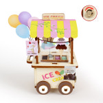 영공방 오르골만들기 DIY 태엽 오르골 아이스크림 마차 YM953