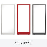 45T 알루미늄 올유리 파티션 H1800