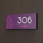 카시드사인몰 현관문호실판 아크릴호실판 아파트현관호실판 현관문호수판 룸넘버 WNR073