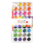 MUSE 뮤즈 고급 고체 수채 물감 파레트 36색