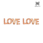 골드앤 골드앤 러브레터 귀걸이 RG 로즈골드