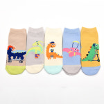 오른발왼발 라노 5족 아동 공룡 양말 세트 유아 아기 남아 여아 어린이 2호 3 4세