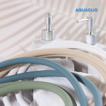 아쿠아듀오 PVC 물때끼지않는 항균 잔수배출 호스 1 5m 2m 아쿠아듀오 샤워호스 2M 2m