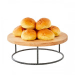 오리스타 오리스타 우드 베키 빵 진열대 원형 S 베이커리 선반