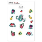 꾸밈인스 꾸밈인스스티커 썸머아이콘3 A1174