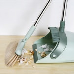 클린 롱 빗자루 쓰레받기 세트 청소용품