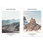 블럭마트 마운틴 캔버스 그림 랜덤발송 40 x 60 cm TYPE3