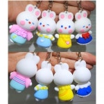 4종세트 토끼 열쇠고리 가방고리 핸드폰고리 키링