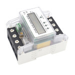 1 3상 4선 에너지 미터 220 380V 소비 kWh DIN 레일 홈 디지털 전력계 5-80A