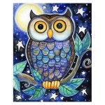 OH-M 명화 유화그리기 밤 부엉이 40x50 A-327