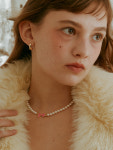 빈티지헐리우드 빈티지헐리우드 Sweet Ribbon Pearl Necklace VH229DNE006B