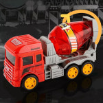 중장비 차량 4종세트 트럭 레미콘 청소 유조차