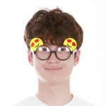 스마일 안경 여자 뿔테 응원 장기자랑 소품 단품