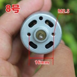 미니 모터 DC 고속 듀얼 샤프트 2 마이크로 전기 길이 RS-365SH 11000RPM