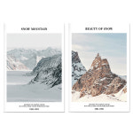 블럭마트 마운틴 캔버스 그림 랜덤발송 50 x 70 cm TYPE4