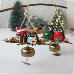 도어벨 크리스마스 부엉이 소1P 현관문 현관종 문종