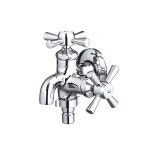 대림바스 대림바스 2구가로꼭지 파이15 수도꼭지 커플링 냉수 1개 DL-G4541