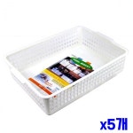 직사각 메쉬 바구니 3호 x5개