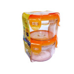 김치통 보관용기 반찬통 밀폐용기 원형 2P