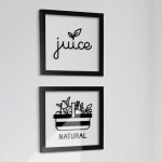 꾸밈 cc143-주스 투명액자