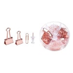 로즈골드 더블클립 압핀 세트 78553 72개