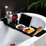 욕조 물빠짐 트레이 반신욕 거치대 길이조절 테이블