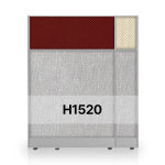 PVC 45T 투톤 패브릭 파티션 H1520