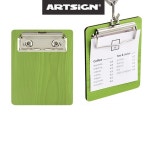 나무무늬 빌지 영수증 클립보드 연두우드 110소