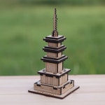 담다디 석가탑 건축 건물 나무 조립 모형 DIY 만들기