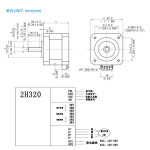 CNC XYZ 저소음 모터 42 스테퍼 2 상 4 리드 Nema17 스텝 2 3A 0 89N M 42BYGH44 59 4218HB4401