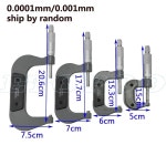 버니어 캘리퍼 게이지 측정 도구 0-100mm 외부 마이크로미터 0-25mm 25-50mm 0 두께