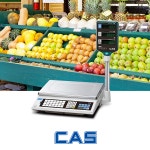 CAS CAS 카스 가격표시 전자저울 30kg 5g 10g 가격표시저울 유통형전자저울 정육점 반찬코너 마트 수산 야채청과 AP-30EX
