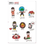 꾸밈인스 꾸밈인스스티커 소방2 A0207