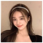 헤어밴드 1P 진주 세줄 데일리 헤어 머리띠 ONE