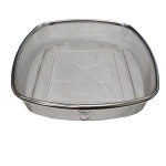 덕흥 가득채반 스텐망바구니 4호 둥근정사각