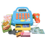 R 디럭스 슈퍼계산대 놀이 sk70a 주방 소꿉 마켓 마트 쇼핑 모형 계산기 캐셔