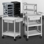 아카시아리빙 CART 식당카트 주방 웨건 운반 웨곤 다용도 미용 병원