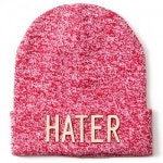 헤이터 헤이터 샤이니 로고 말드 롱 비니 SHINY LOGO MARLED BEANIE