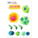 꾸밈인스 꾸밈인스스티커 수채화15 A1253