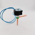 2 웨이 FDF 2A 4A 6A 미니 - 흐름 구리 솔레노이드 밸브 냉동 시스템 AC220V