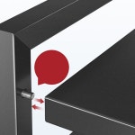 키밍 높너비 조절 전자레인지 선반 2단 오븐 거치대