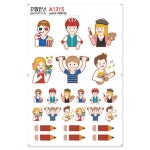 꾸밈인스 꾸밈인스스티커 캐릭터8 A1315