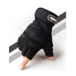 보드미 손목보호형 헬스 반장갑 GYM-1BK